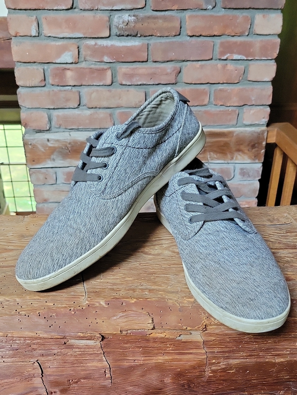 STEVE MADDEN Men's P Garner Casual Gray Lace-Up Sneakers